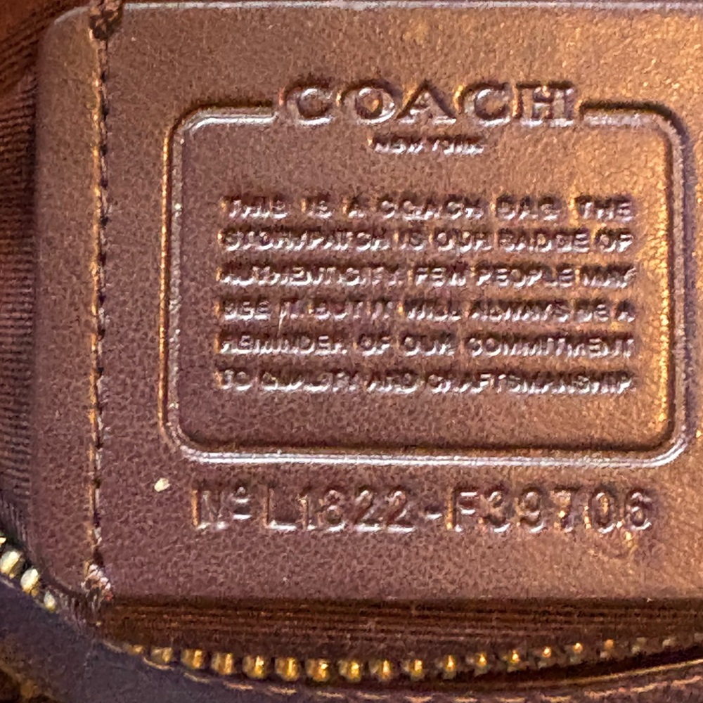 Coach Purple purse - Picture 8 of 12